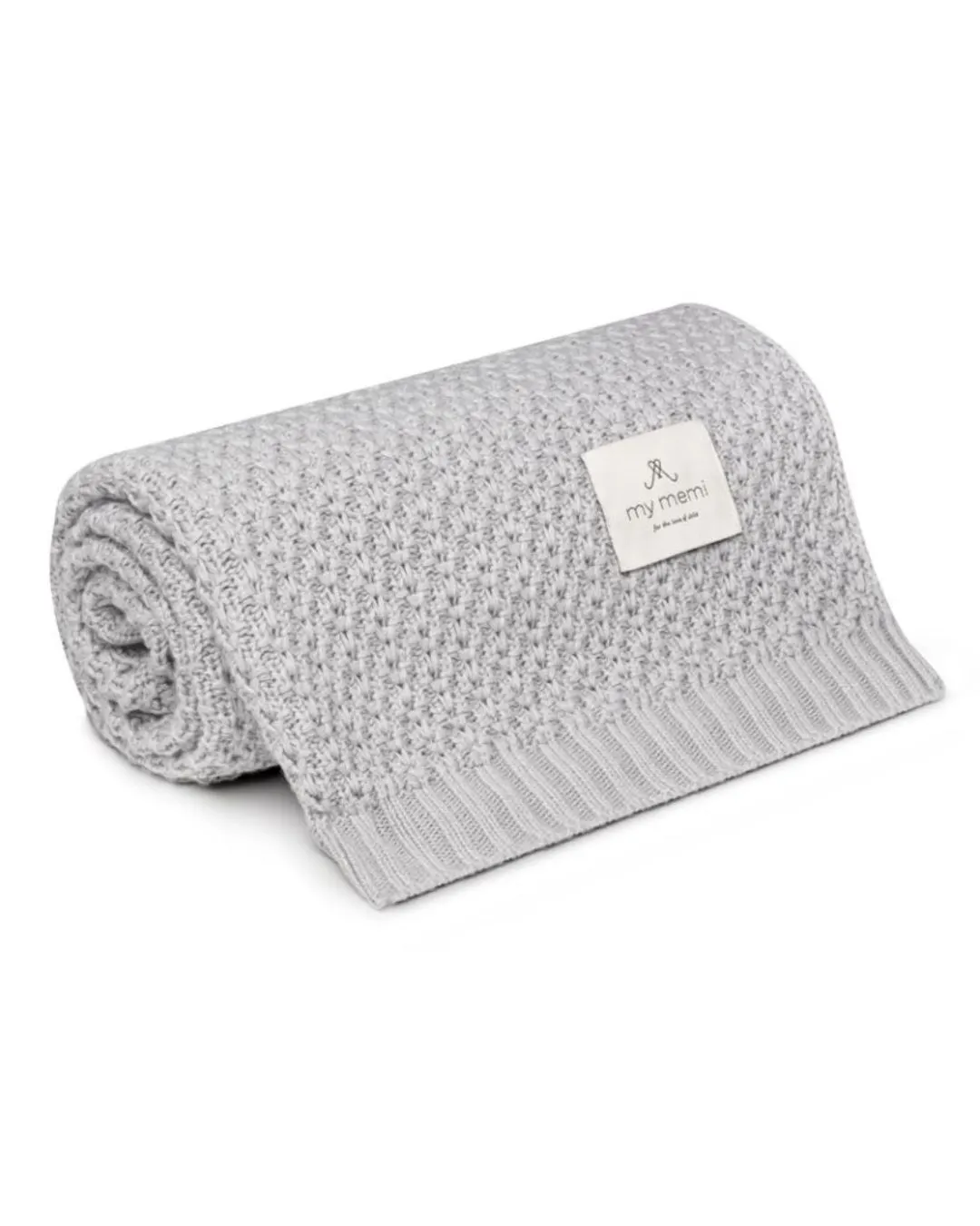 My Memi - bambusowy kocyk 80x100 Chain Light Grey