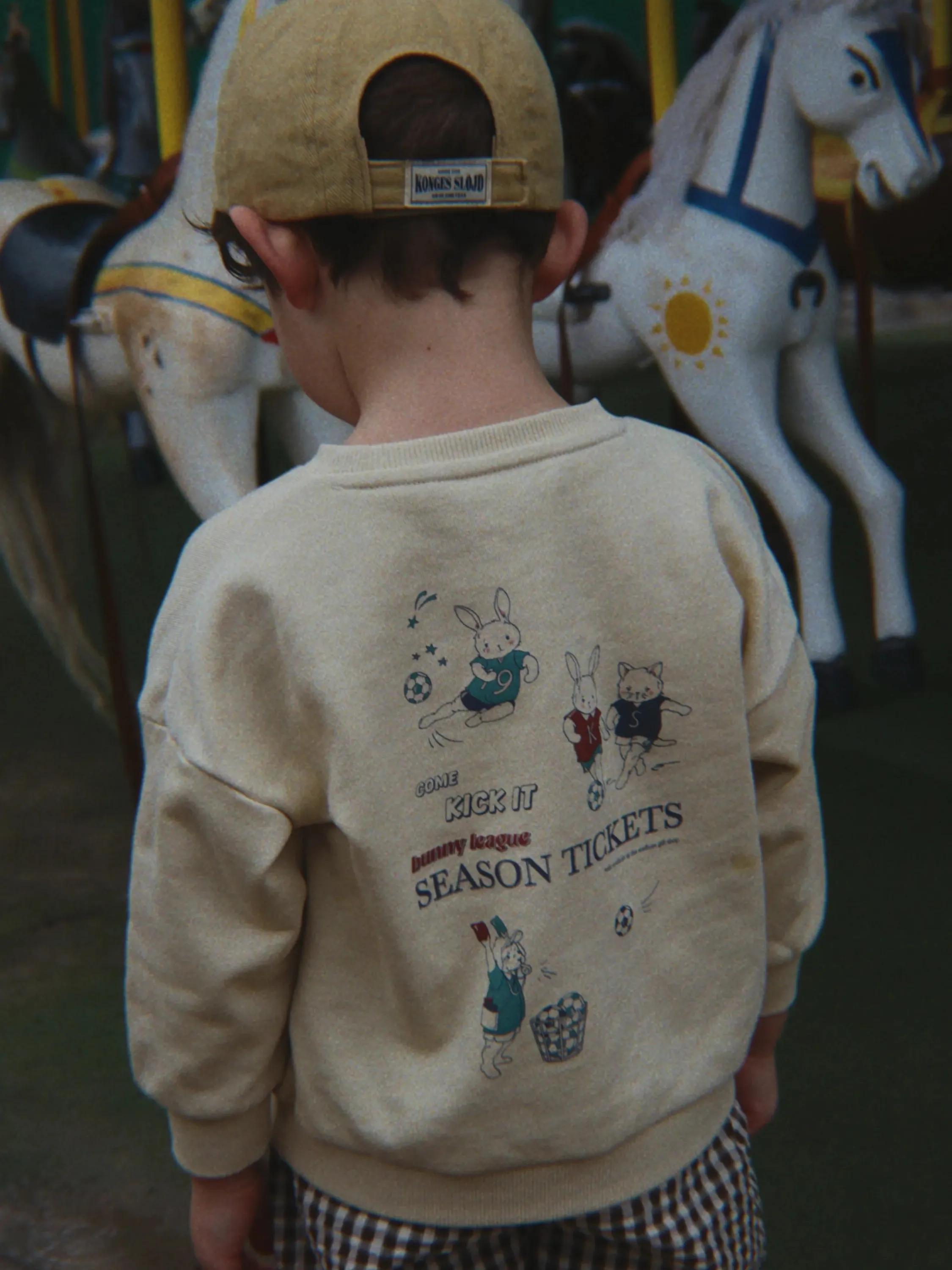Konges Sløjd - bluza bawełniana Lou Sweatshirt Wood Ash