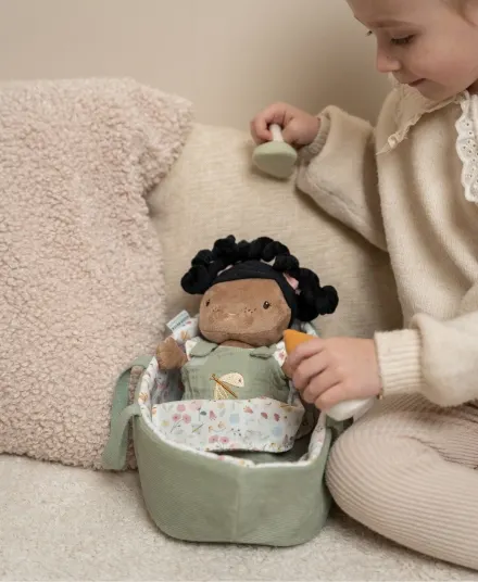Little Dutch - lalka z nosidełkiem i akcesoriami Baby Evi