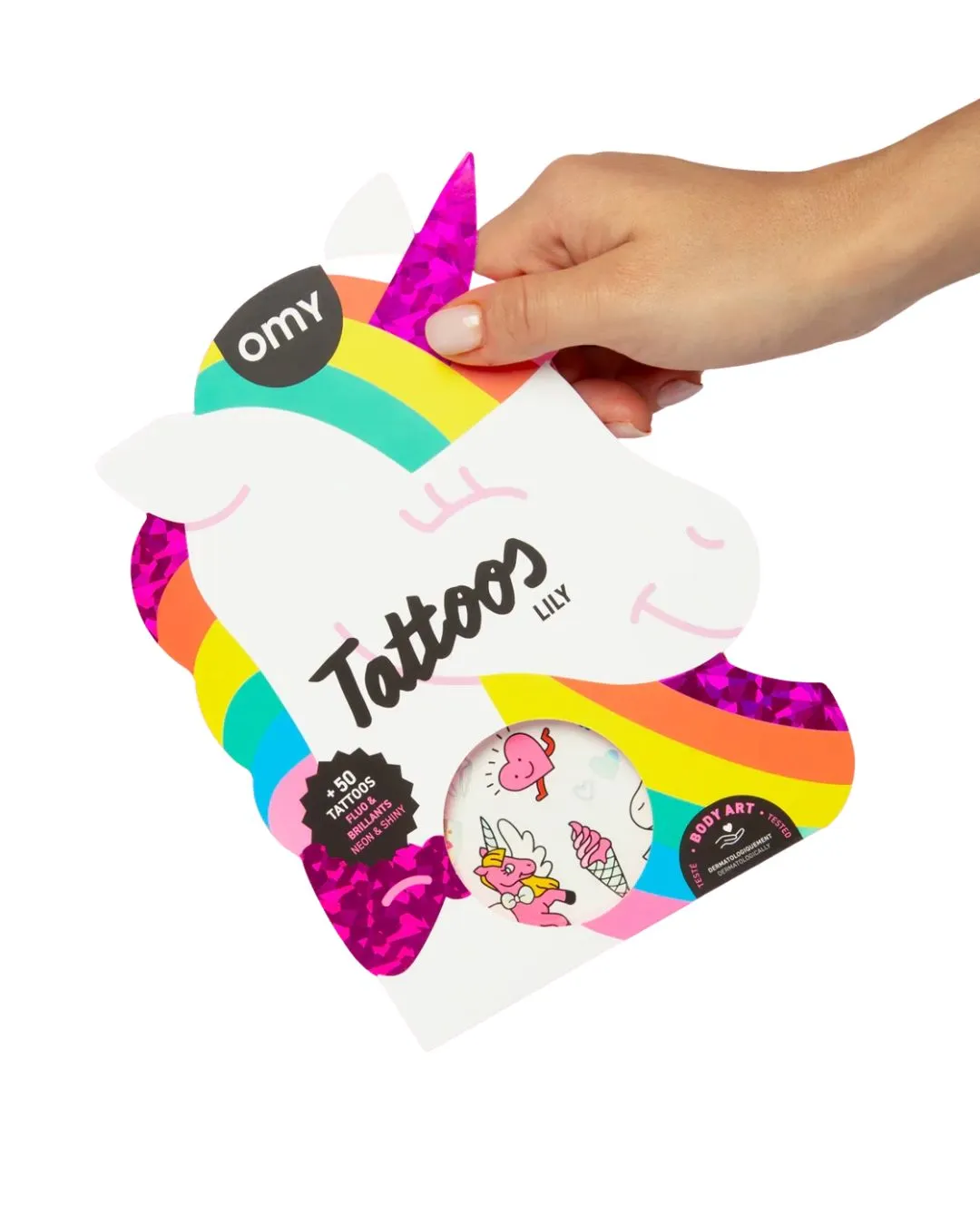 OMY - tatuaże dla dzieci 50 sztuk Lily