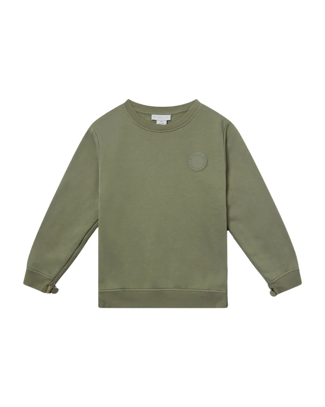 Bluza Stella McCartney Nice to be Nice z zamkami na rękawach Bluza Stella McCartney Nice to be Nice z zamkami na rękawach