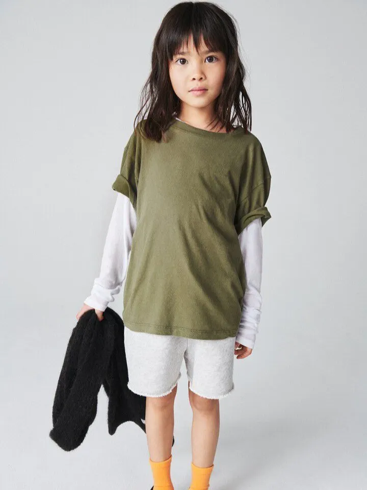 American Vintage - szorty dziecięce Kodytown Polar Melange