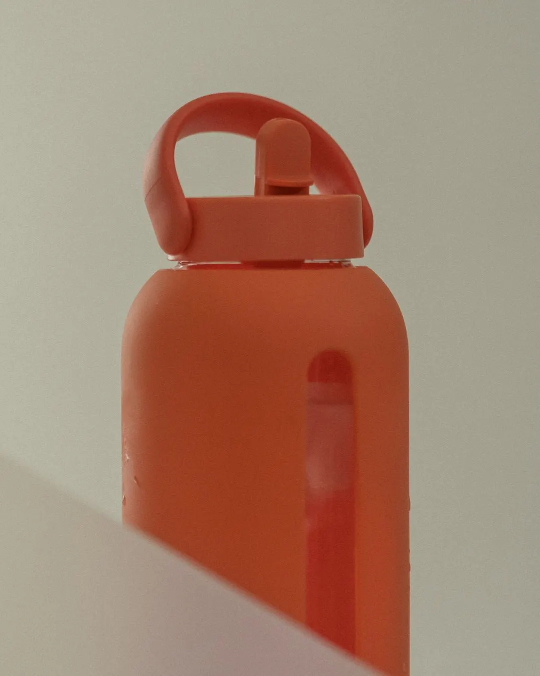 Bink - szklana butelka Bink Big 1000ml Coral