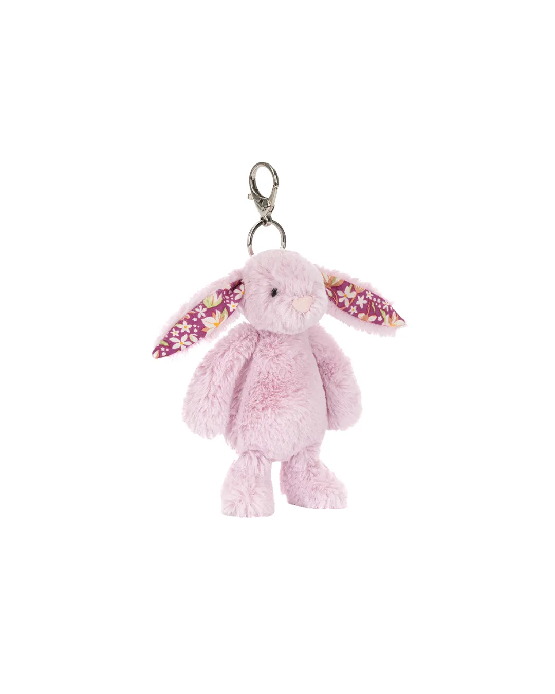 Jellycat - Breloczek Króliczek Liliowy z Kwiecistymi Uszami 18 cm