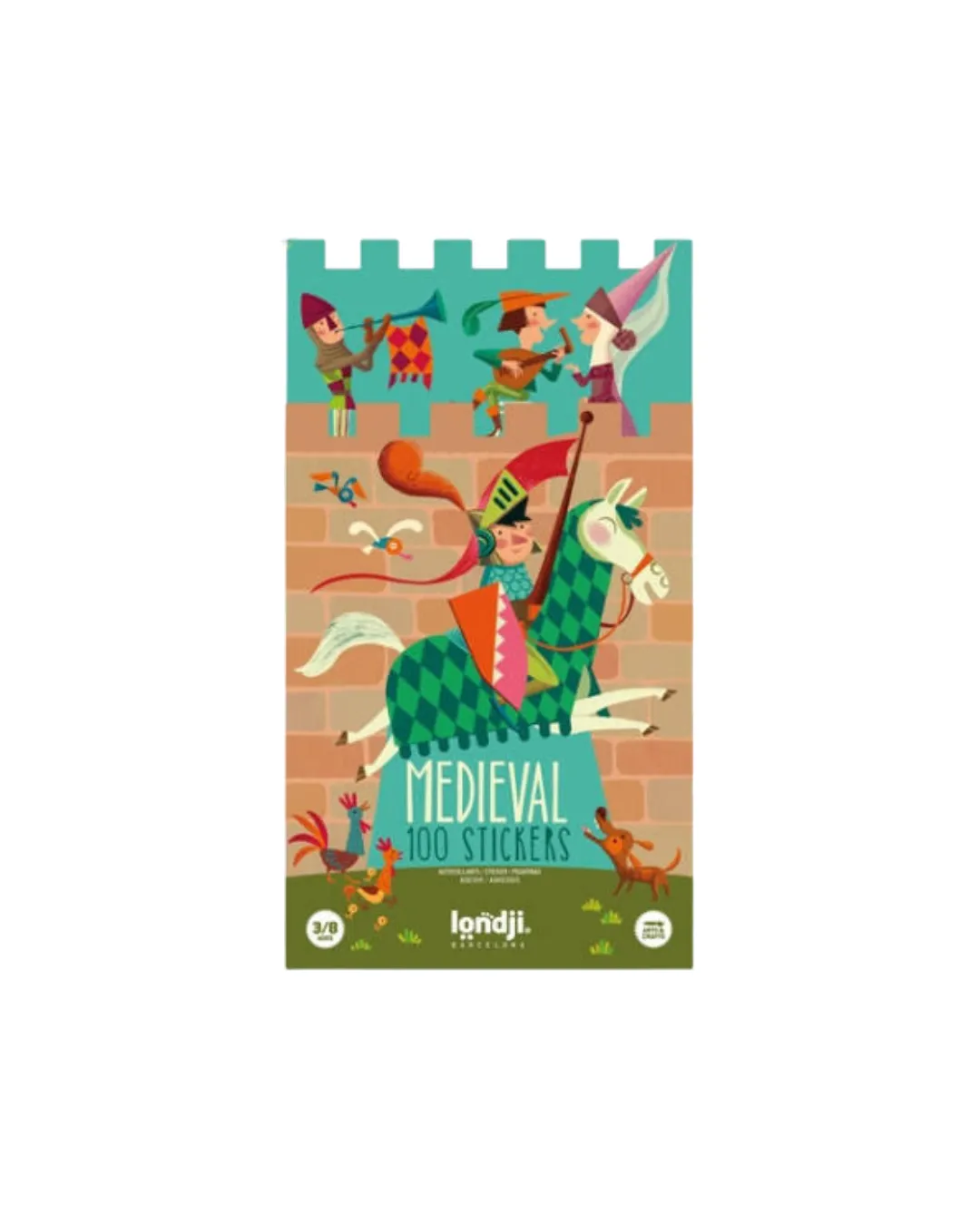 Londji - naklejki wielorazowe Średniowiecze