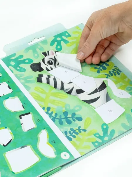 Tiger Tribe - wyklejanie po numerach Zwierzątka Tiger Tribe - wyklejanie po numerach Zwierzątka