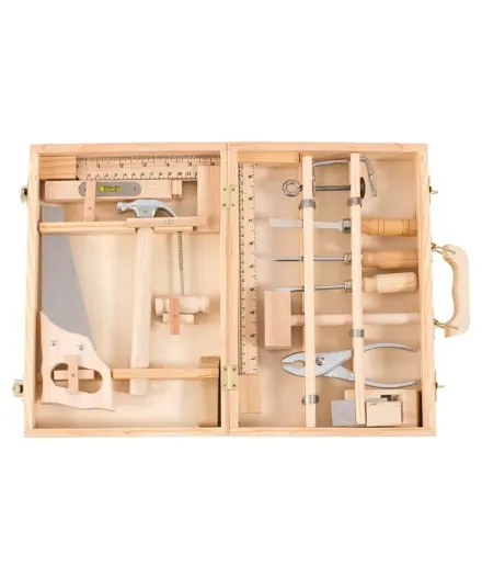 Moulin Roty - duży zestaw narzędzi dla dzieci w skrzynce