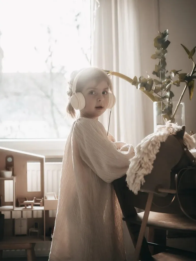 Lalarma - Bezprzewodowe słuchawki dla dzieci Yellow