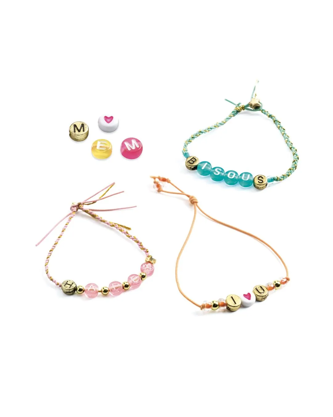 Zestaw do tworzenia biżuterii Djeco Perełki z literkami