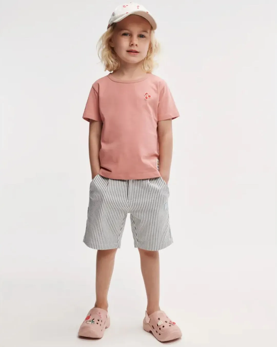 Liewood - koszulka T-shirt z krótkim rękawem i aplikacją Apia Dusty raspberry Liewood - koszulka T-shirt z krótkim rękawem i aplikacją Apia Dusty raspberry