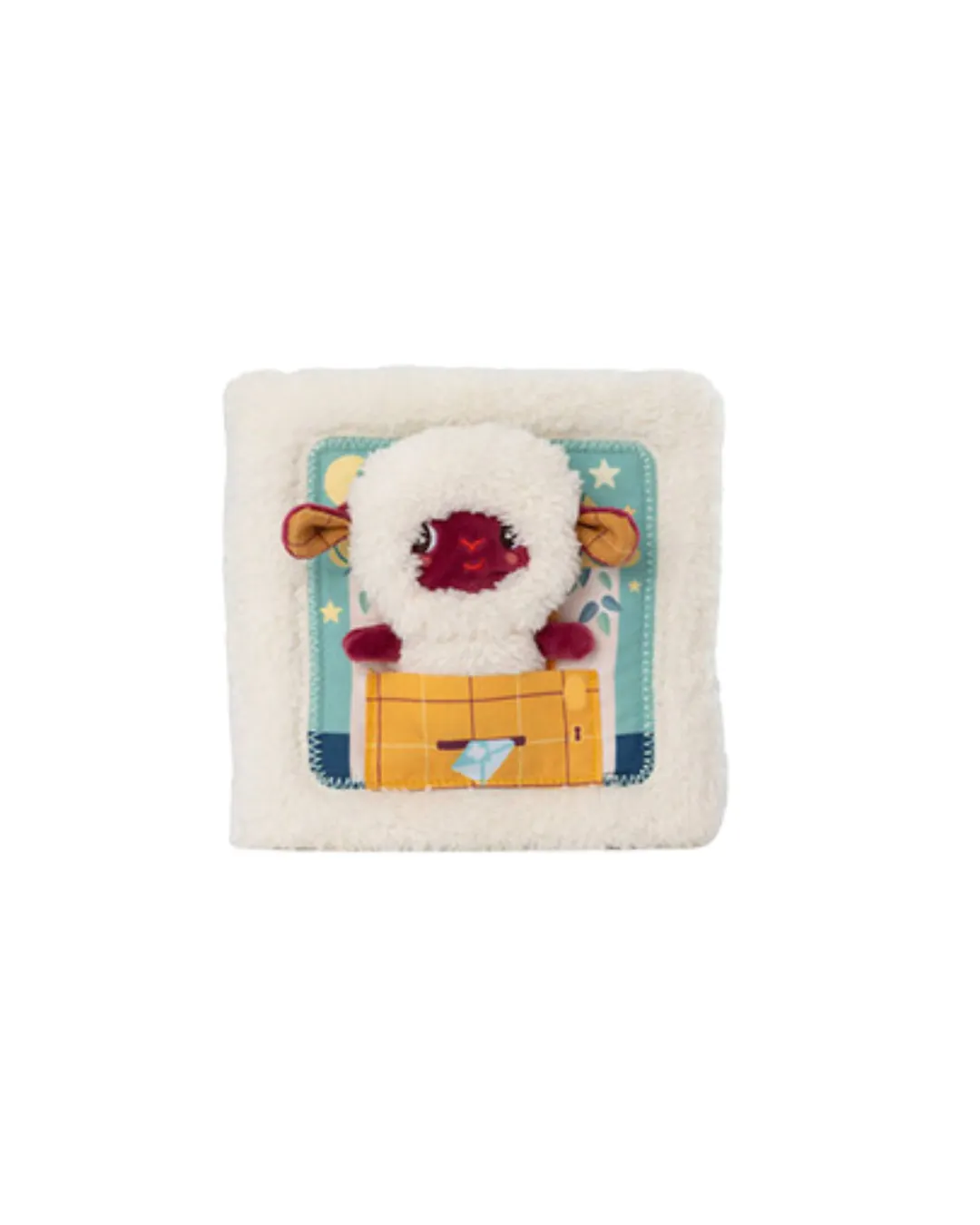 Lilliputiens - książeczka aktywizująca z pacynką na paluszek Dobranoc Owieczka Yvon 6m+ Lilliputiens - książeczka aktywizująca z pacynką na paluszek Dobranoc Owieczka Yvon 6m+