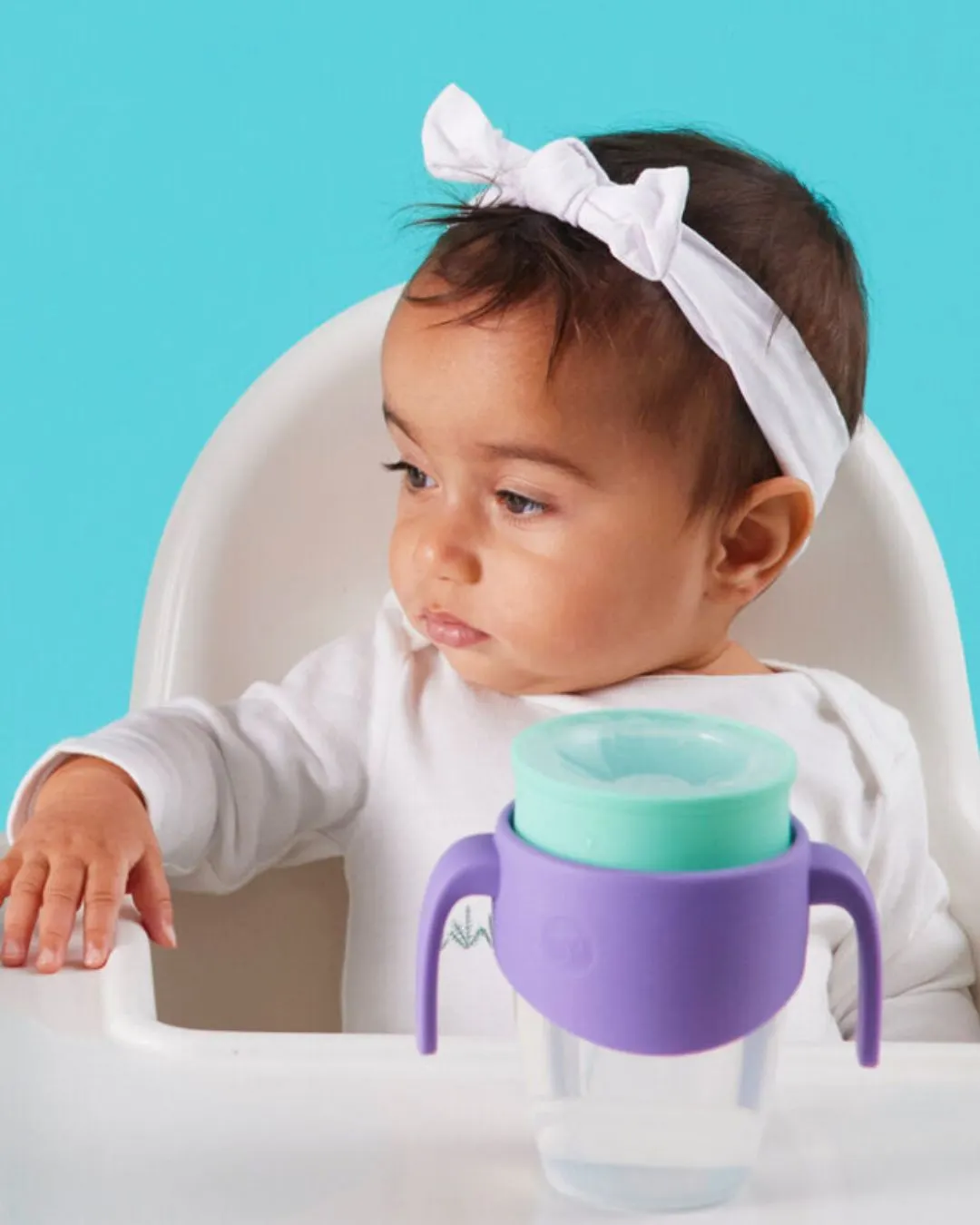 B.box - kubek treningowy 360° do nauki picia 250 ml Lilac Pop