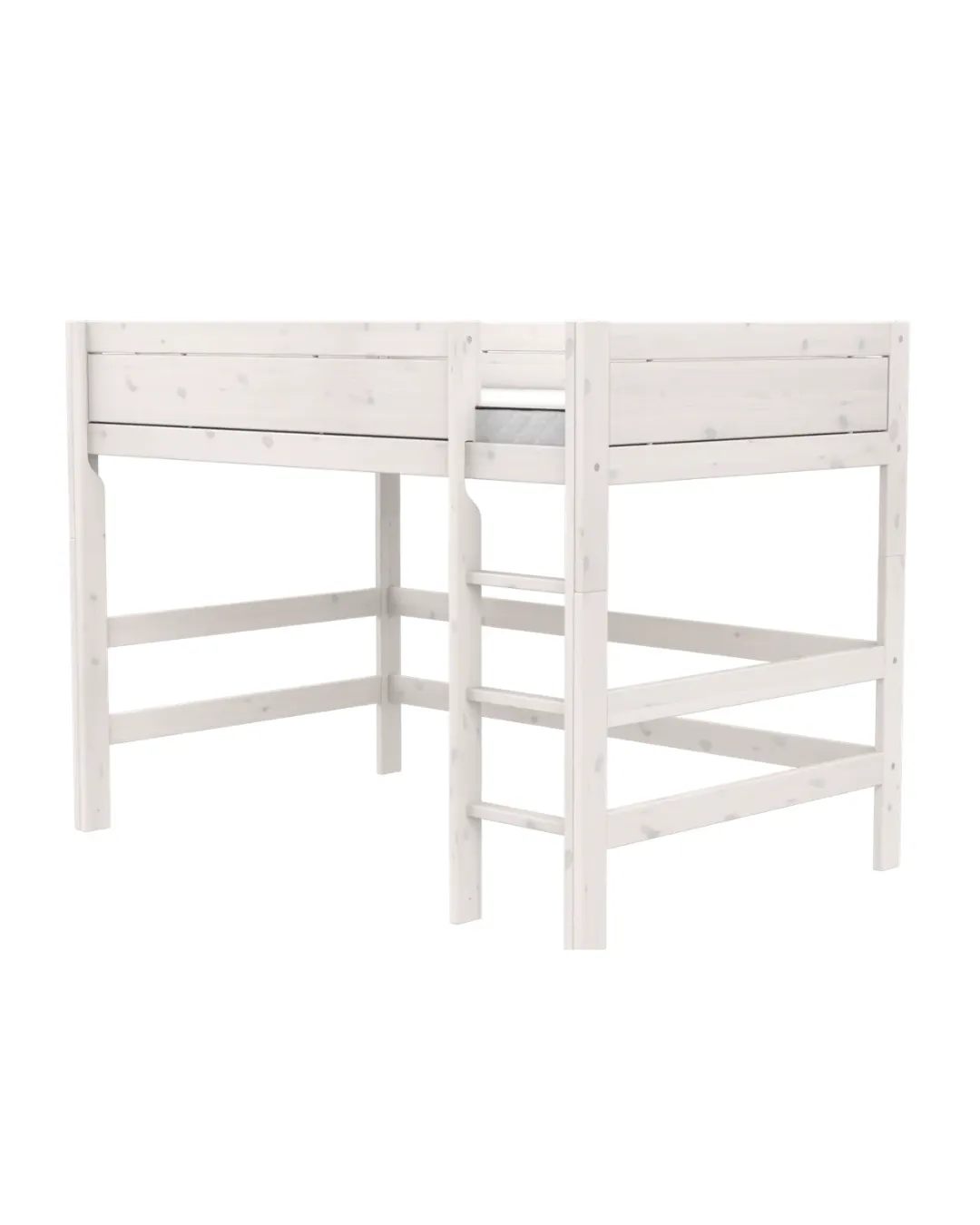 LIFETIME Kidsrooms - łóżko wysokie High Sleeper 120x200 cm Whitewash Premium