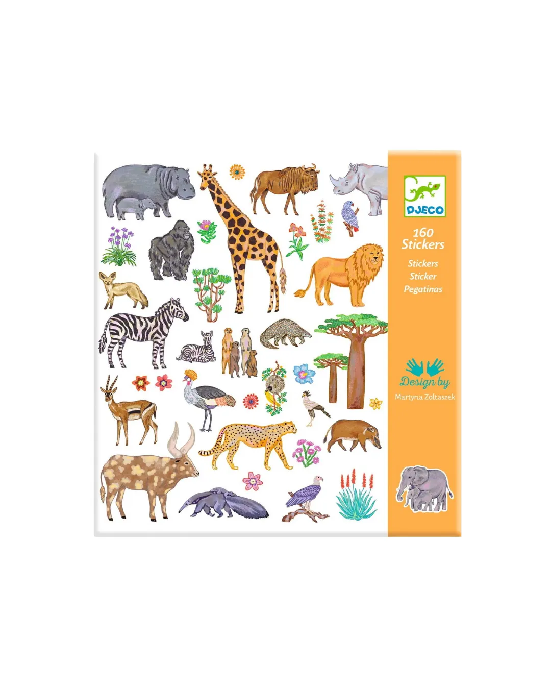 Djeco - naklejki dla dzieci Kenia