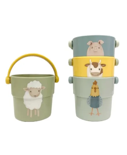 Little Dutch - kubeczki kąpielowe Little Farm Little Dutch - kubeczki kąpielowe Little Farm