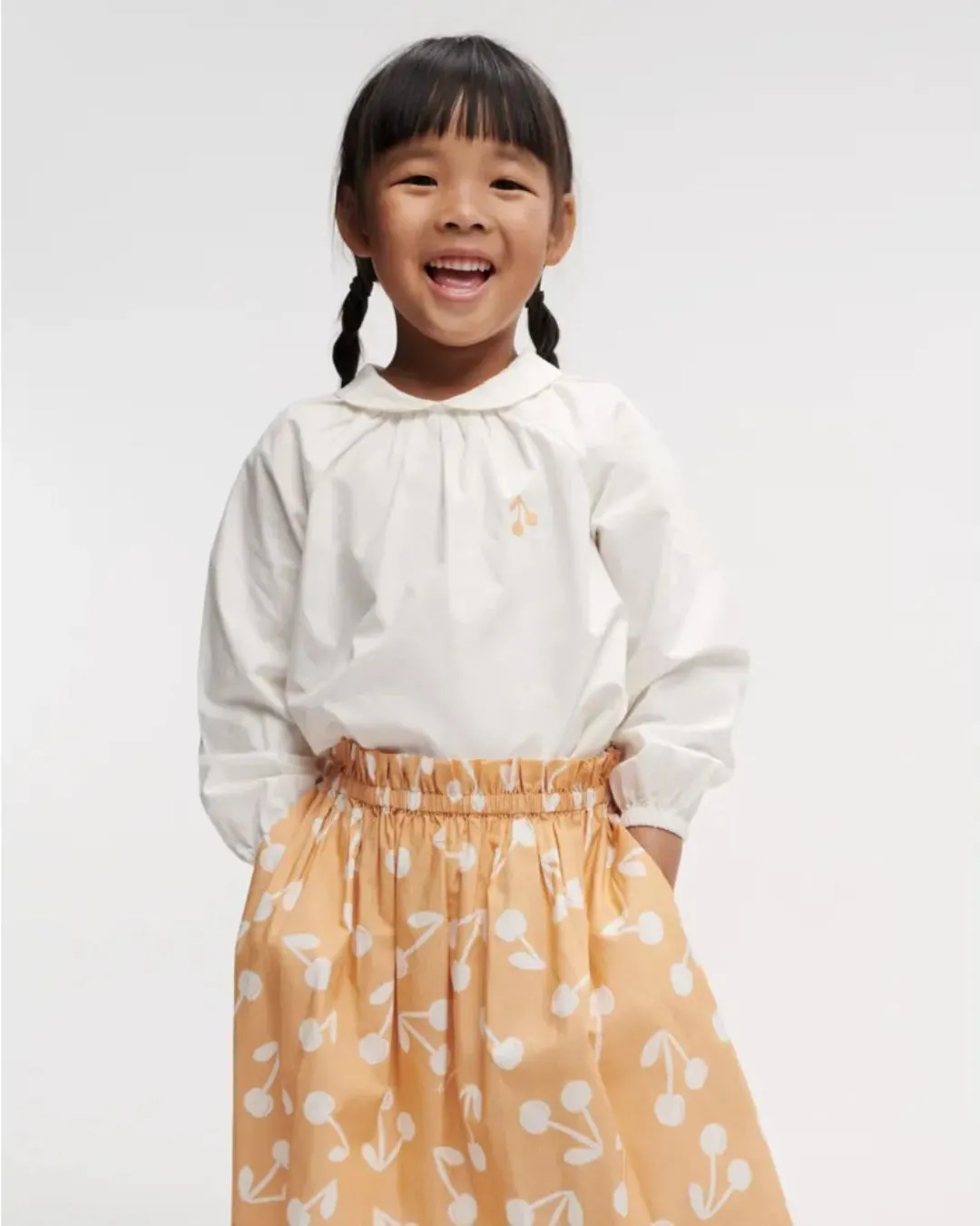 Liewood - spódnica Gabriella Printed Cherry blossom Light apricot 