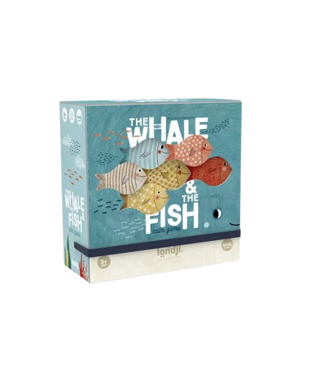 Londji - układanka Wieloryb i rybki