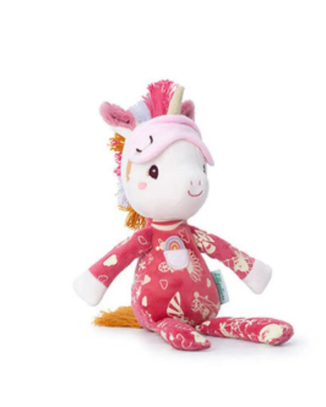 Lilliputiens - przytulanka do spania z elementami fluorescencyjnymi Jednorożec Lena 6m+ Lilliputiens - przytulanka do spania z elementami fluorescencyjnymi Jednorożec Lena 6m+