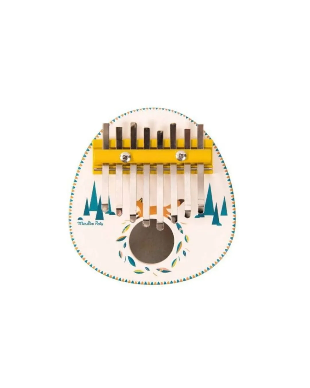 Moulin Roty - kalimba 14 x 13 cm "Podróże Olgi" Moulin Roty - kalimba 14 x 13 cm "Podróże Olgi"