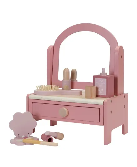 Little Dutch - drewniana toaletka dla dziewczynki z akcesoriami