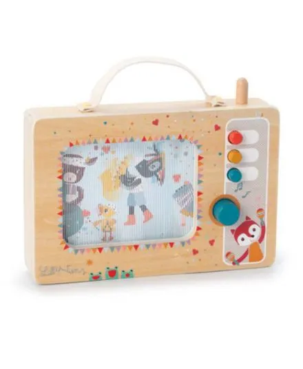 Lilliputiens - drewniana pozytywka Telewizor Lilliputiens - drewniana pozytywka Telewizor