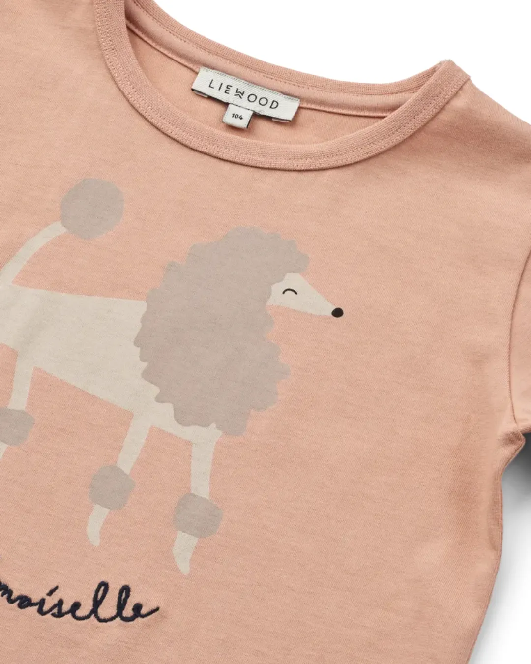 Liewood - koszulka T-shirt z krótkim rękawem i nadrukiem Apia Placement Paris mademoiselle Pale tuscany Liewood - koszulka T-shirt z krótkim rękawem i nadrukiem Apia Placement Paris mademoiselle Pale tuscany