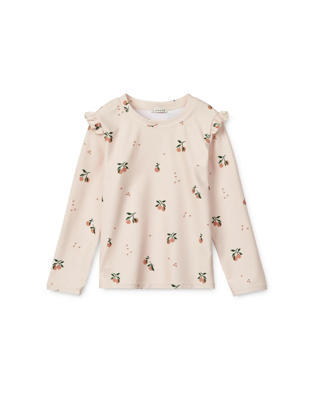 Liewood - koszulka kąpielowa z długim rękawem Tenley Printed Peach / Sea shell