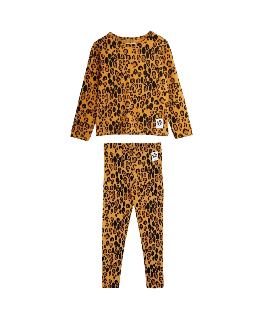 Mini Rodini - stylizacja Basic Leopard TENCEL™ Mini Rodini - stylizacja Basic Leopard TENCEL™