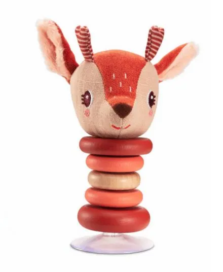 Lilliputiens - grzechotka z przyssawką Sarenka Stella Lilliputiens - grzechotka z przyssawką Sarenka Stella