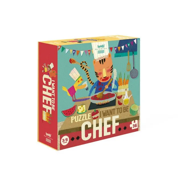 Londji - puzzle dla dzieci, Chcę być szefem kuchni!