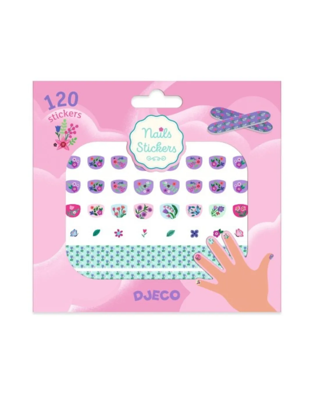 Djeco - naklejki na paznokcie kwiaty Djeco - naklejki na paznokcie kwiaty