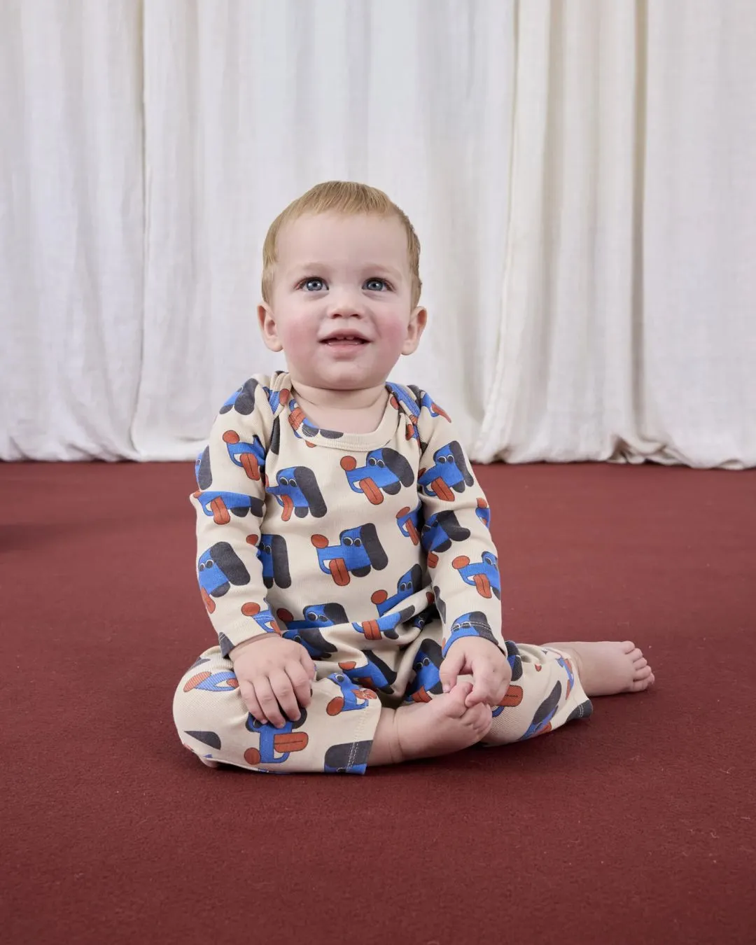 BOBO CHOSES - legginsy niemowlęce Doggy Mate All Over BOBO CHOSES - legginsy niemowlęce Doggy Mate All Over