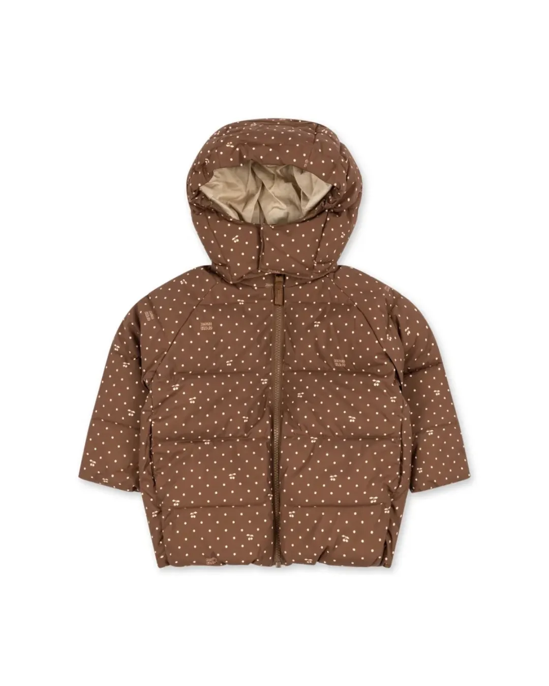 Konges Sløjd - kurtka zimowa Nuka Cherry Dot Marrone