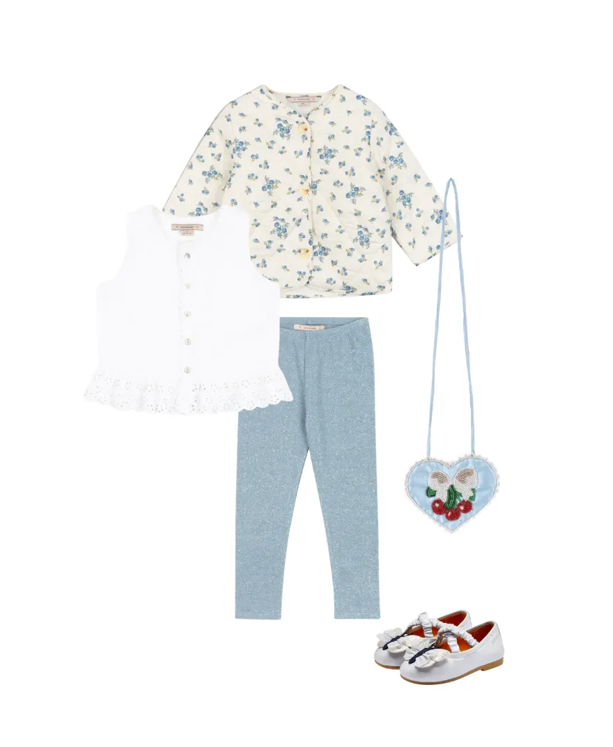 Konges Sløjd - stylizacja dziewczęca w kwiatki