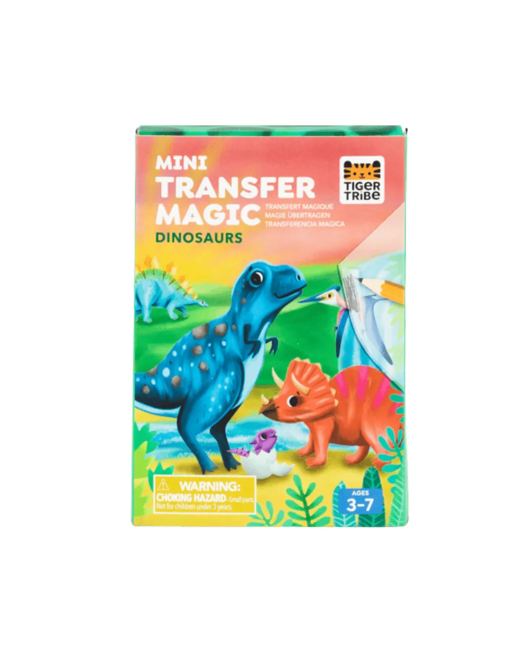 Tiger Tribe - zestaw z folią transferową Dinozaury