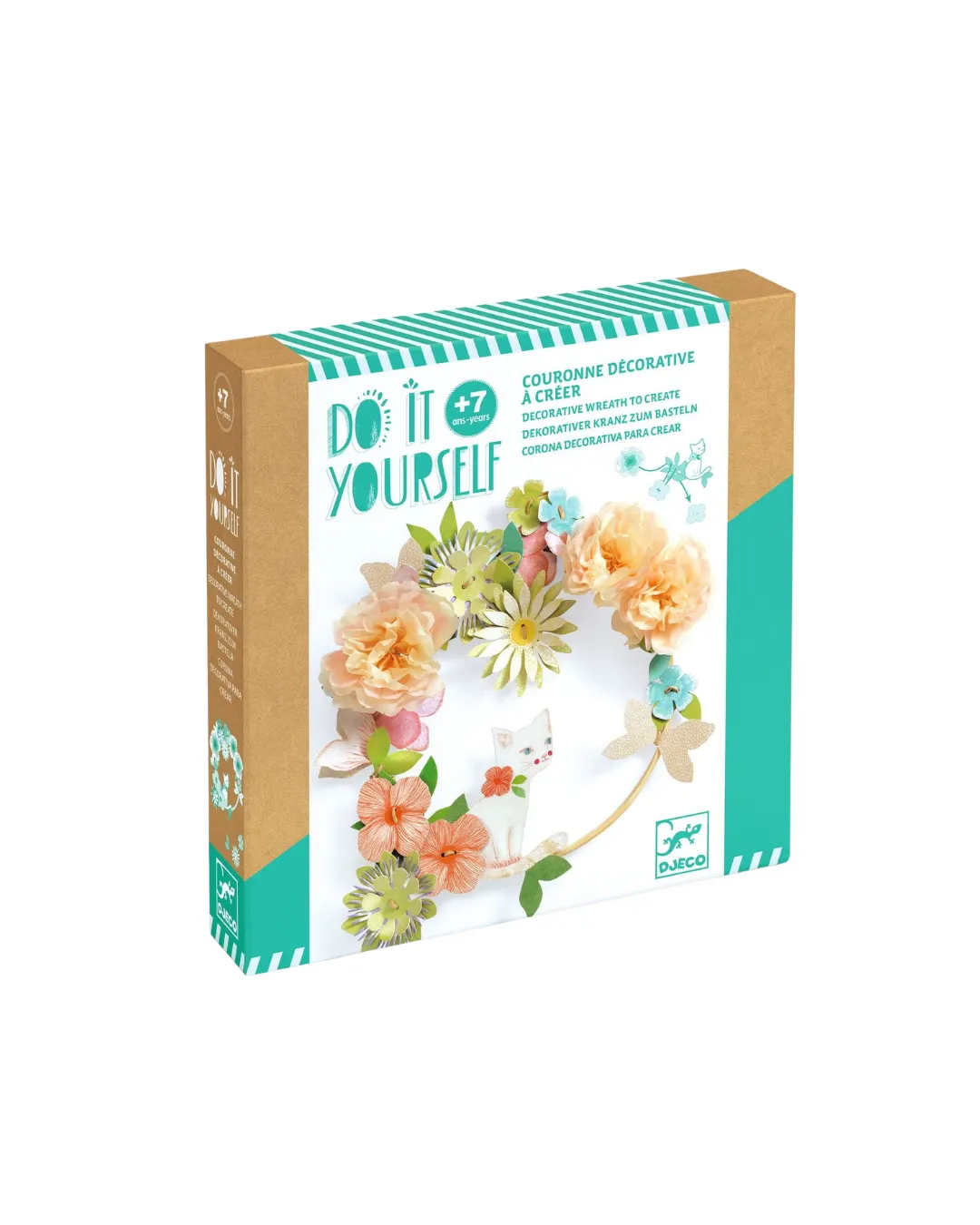 Djeco - zestaw zrób to sam - dekoracyjny wianek Djeco - zestaw zrób to sam - dekoracyjny wianek