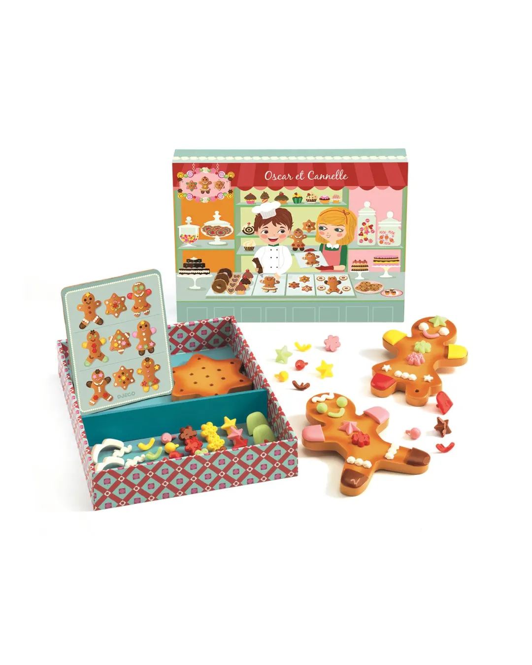 Djeco - dekorowanie ciasteczek Oscar i Cynamonki