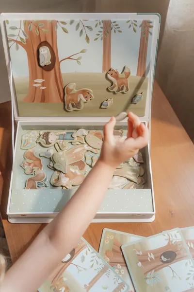 Little Dutch - magnesy w pudełku Forest Friends FSC