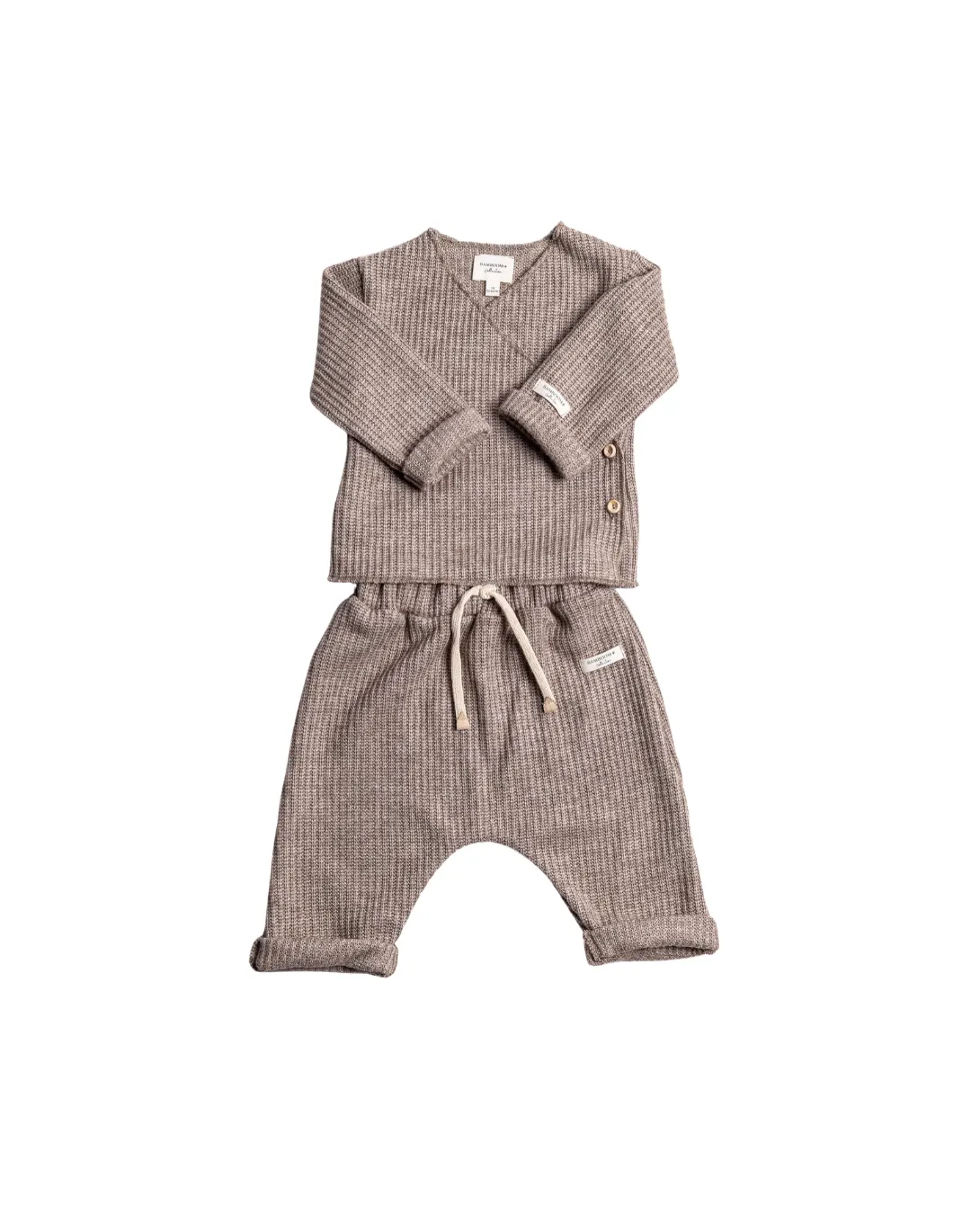 Bamboom - dwuczęściowy komplet niemowlęcy Soft Brown Bamboom - dwuczęściowy komplet niemowlęcy Soft Brown