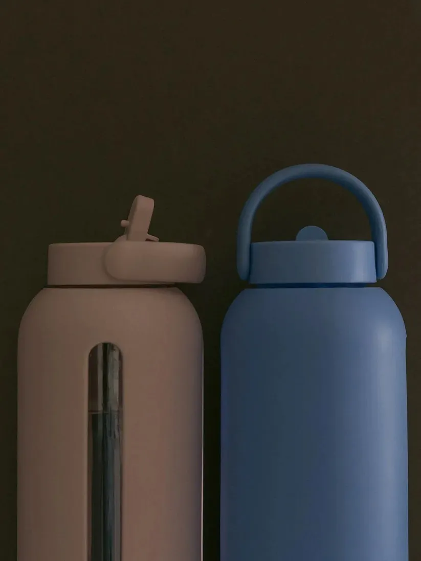 Bink - szklana butelka Bink Big 1000ml Cobalt