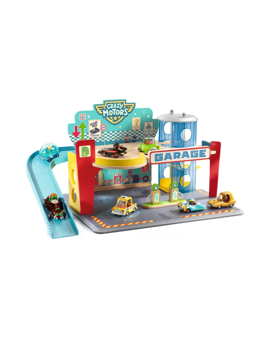Djeco - warsztat samochodowy Crazy Motors