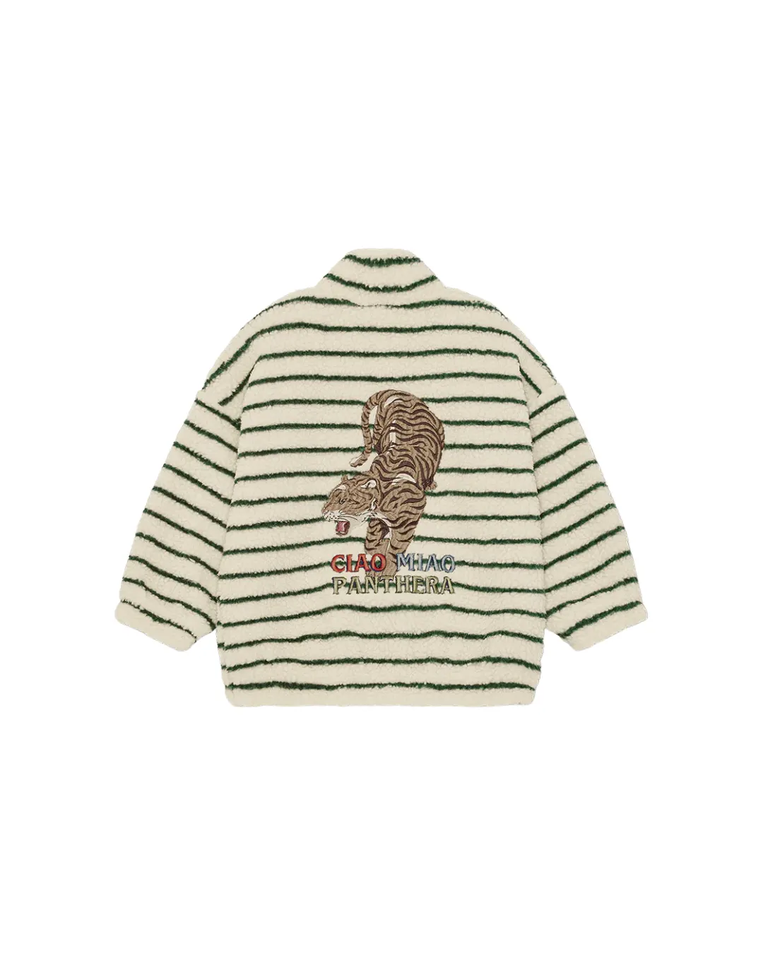 Konges Sløjd - kurtka Jody Embroidery Teddy Grs Erba Stripe Konges Sløjd - kurtka Jody Embroidery Teddy Grs Erba Stripe