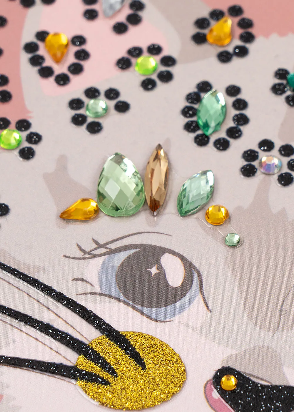 Konges Sløjd - naklejki na twarz Kitty Face Multi