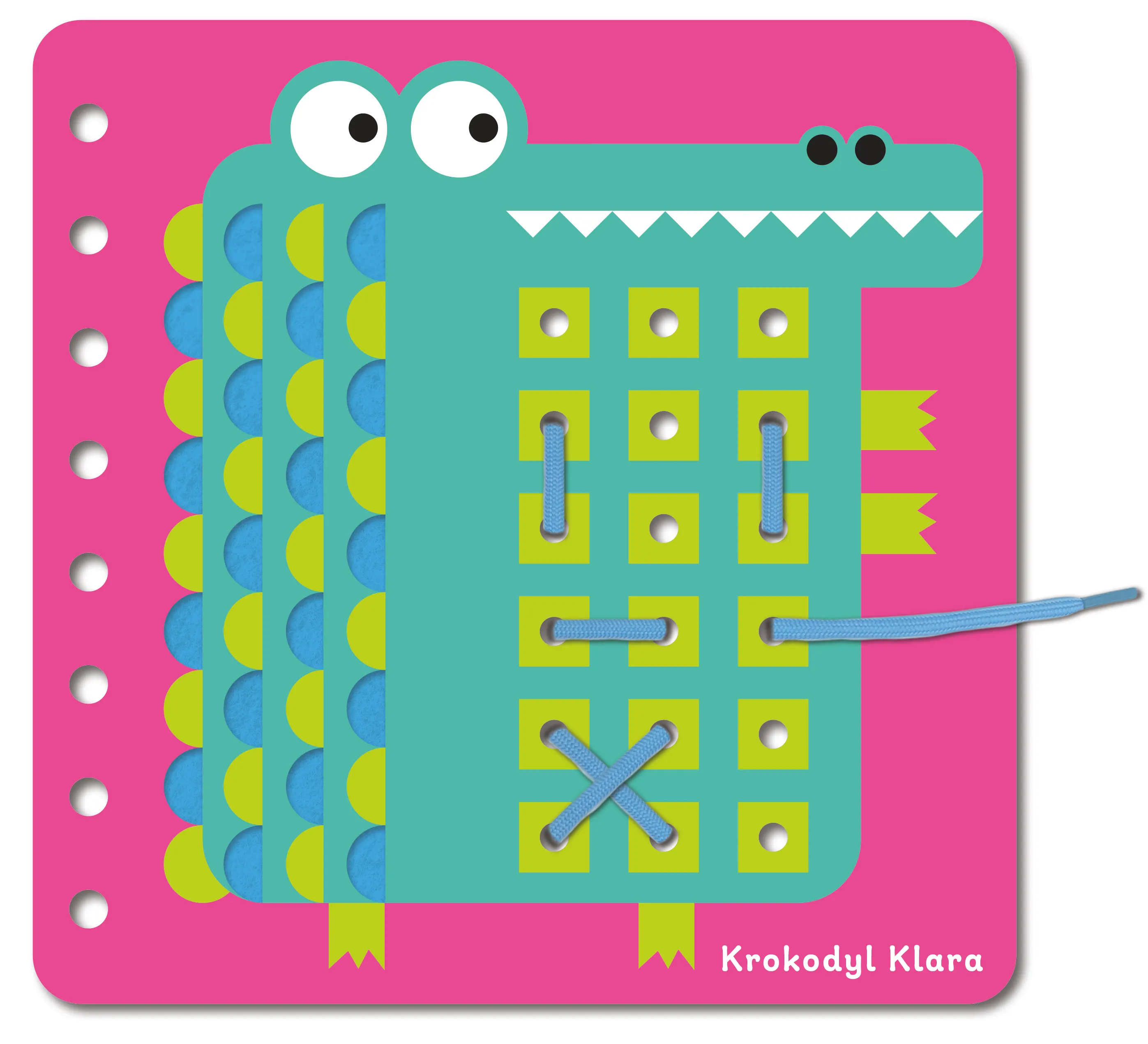 Wydawnictwo Wilga - Wesołe zwierzęta. Zabawa ze sznurówkami Wydawnictwo Wilga - Wesołe zwierzęta. Zabawa ze sznurówkami