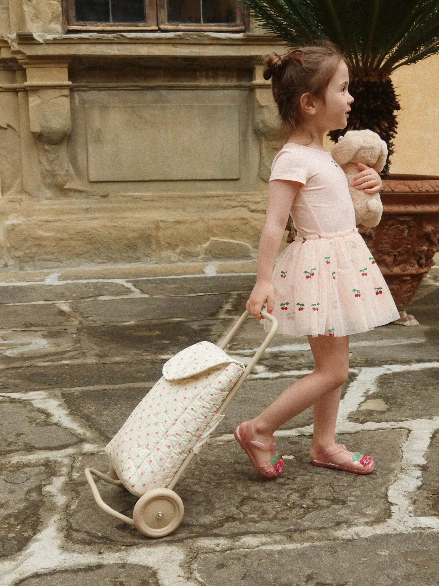 Konges Sløjd - sukienka Ballerina Cherry Glitter