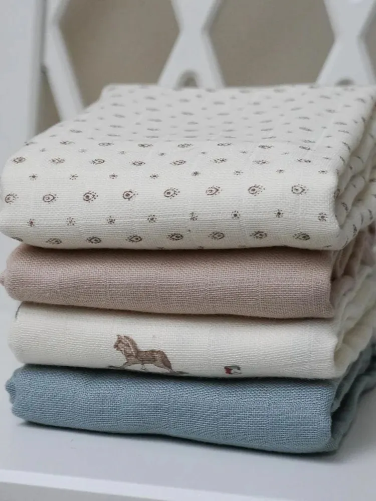 Cam Cam Copenhagen - komplet otulaczy pieluszek muślinowych z bawełny organicznej GOTS 3-szt. Vintage Toys