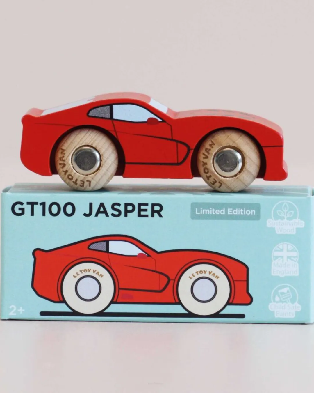 Le Toy Van - Drewniany samochodzik GT100 Jasper Le Toy Van - Drewniany samochodzik GT100 Jasper