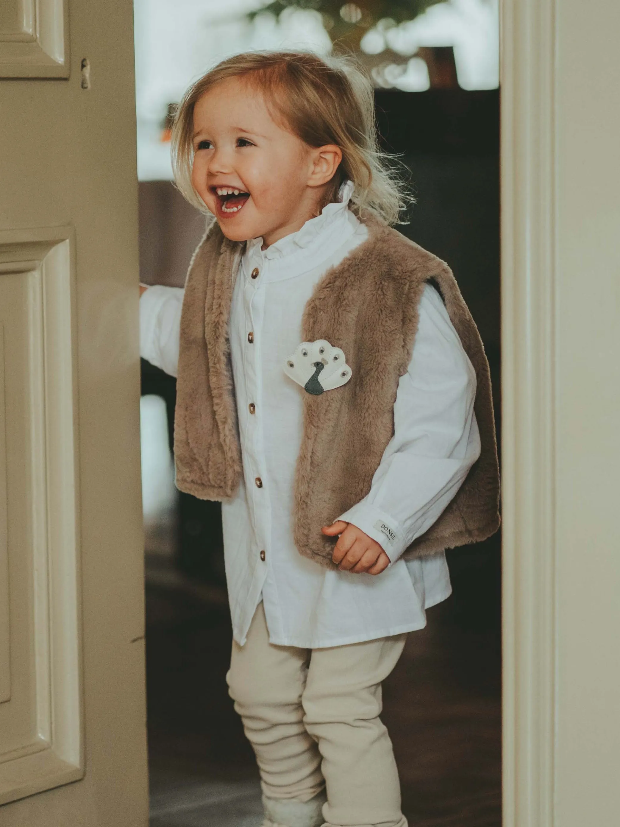 Donsje - koszula dziewczęca Fini Blouse Off White Donsje - koszula dziewczęca Fini Blouse Off White