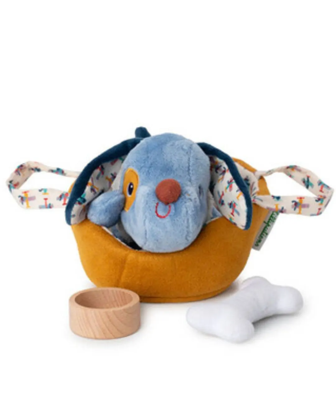 Lilliputiens - przytulanka piesek z koszyczkiem i akcesoriami Piesek Jules 12 m+ Lilliputiens - przytulanka piesek z koszyczkiem i akcesoriami Piesek Jules 12 m+