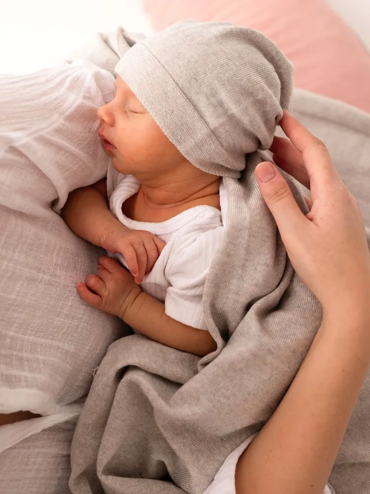 Yarnami - kocyk merino Cozy melanż Yarnami - kocyk merino Cozy melanż